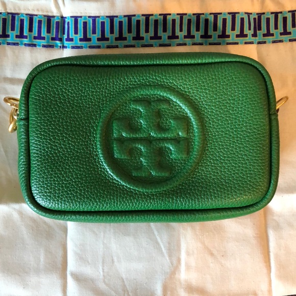 Tory Burch Handbags - Tory Burch PERRY BOMBÉ, green arugula, BRAND NEW